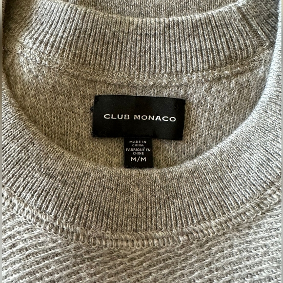 Club Monaco, Twil Stitch Raglan, Crewneck Sweater, Size M - Picture 4 of 4